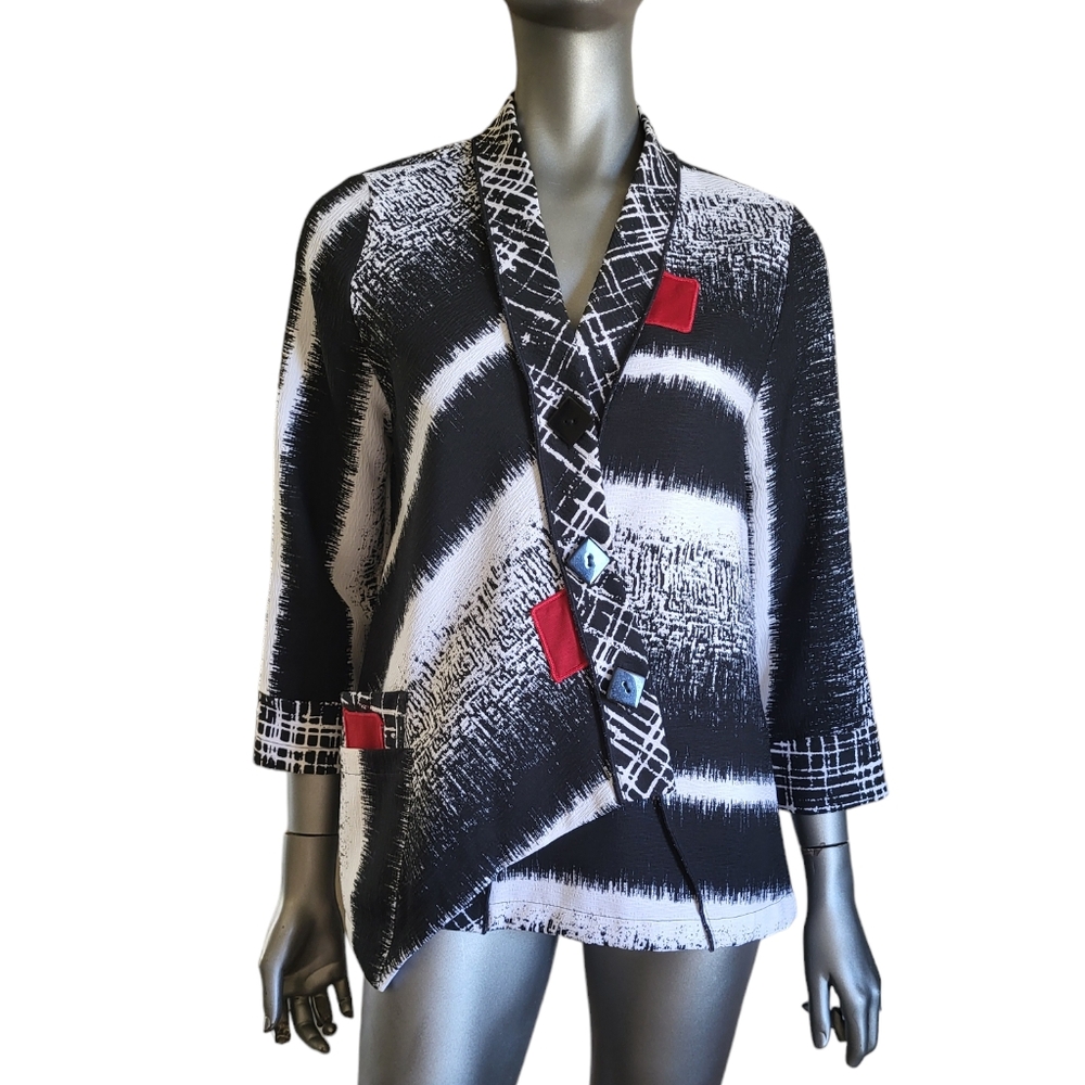 344. Moonlight Asymmetrical Jacket - Size Small